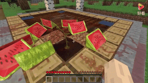 我的世界手机版西瓜怎么种