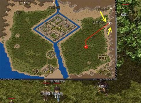 传奇未知暗殿怎么走