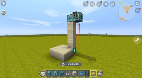迷你世界如何做升降机