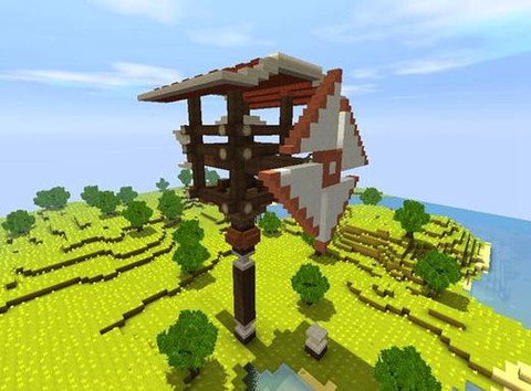 迷你世界怎么建造风车