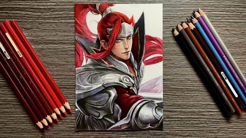 王者荣耀韩信怎么画[图1]