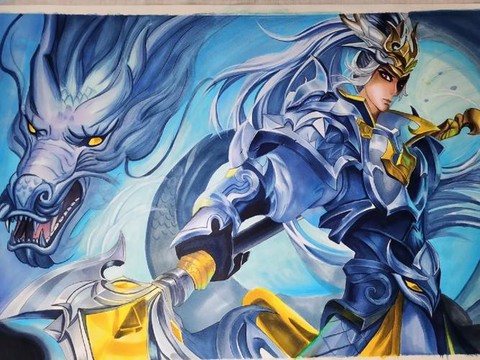 王者荣耀韩信怎么画[图2]