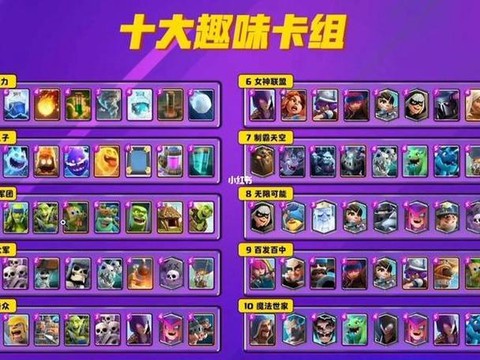 皇室战争有什么卡组