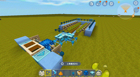 迷你世界怎么自动收菜