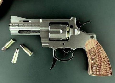 迷你世界左轮枪怎么做