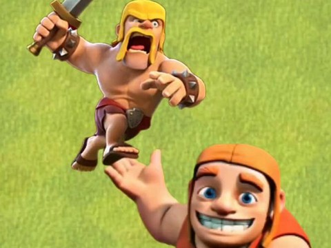 部落冲突野蛮人怎么画