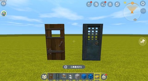 迷你世界的铁门怎么做