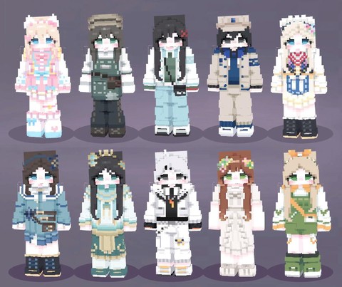 我的世界怎么发布皮肤