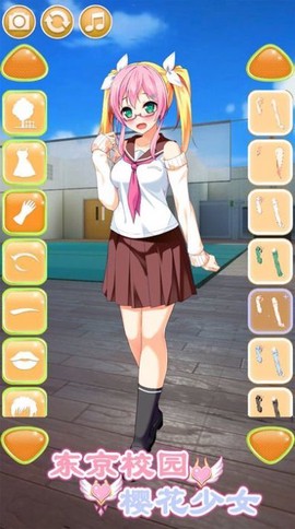 东京校园樱花女生[图2]