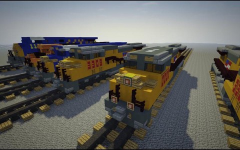 我的世界怎么坐火车