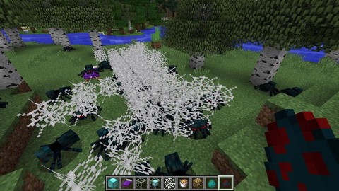 我的世界蜘蛛丝怎么得