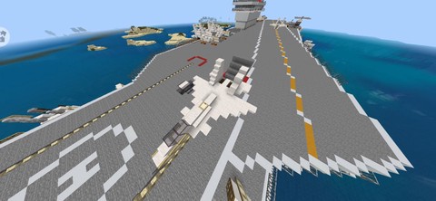 我的世界航母怎么造