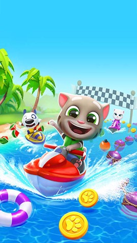 汤姆猫的摩托艇图1