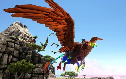 方舟手游狮鹫怎么滑翔