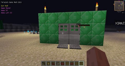 我的世界铁门怎么开