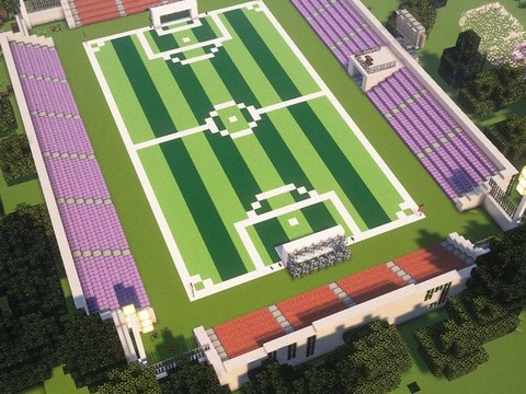 我的世界足球场怎么做[图1]