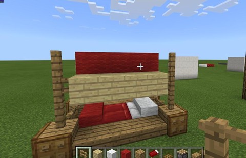 我的世界怎么做双层床