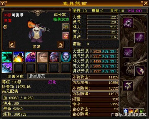 天龙八部熊猫打什么技能[图1]