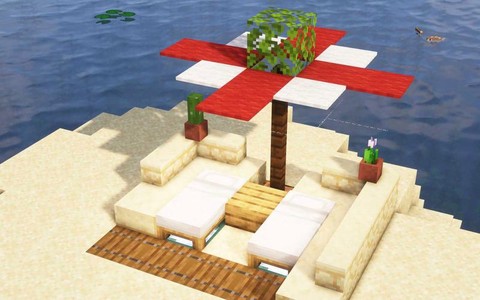 我的世界怎么做沙滩椅[图1]