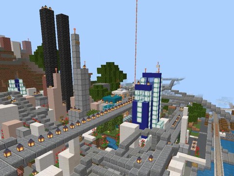 我的世界中如何去城市