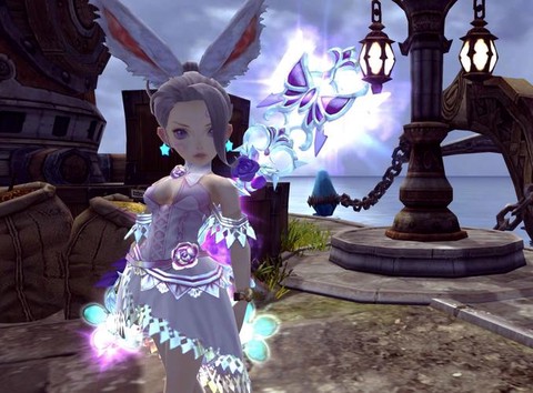 龙之谷怎么给自己送花