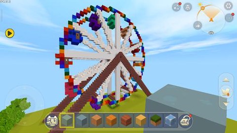 迷你世界游乐场怎么盖