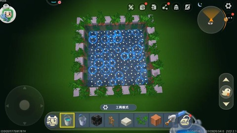 迷你世界怎么修游泳池