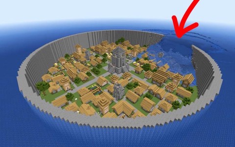 我的世界水坝怎么做