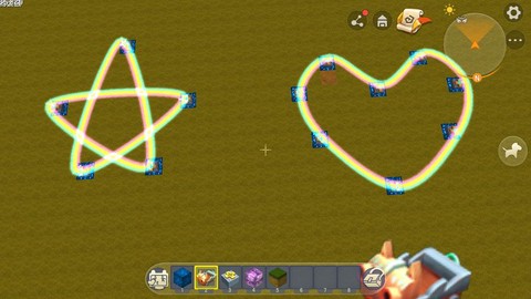 迷你世界的爱心怎么建