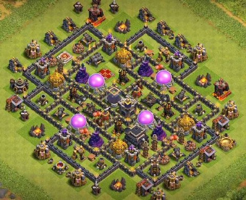 部落冲突怎么打9本