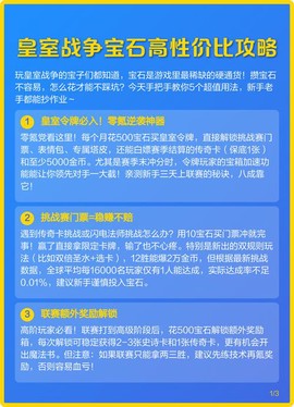 皇室战争宝石如何花[图1]