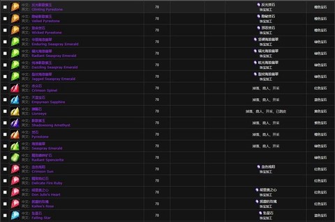 魔兽世界宝石怎么镶嵌