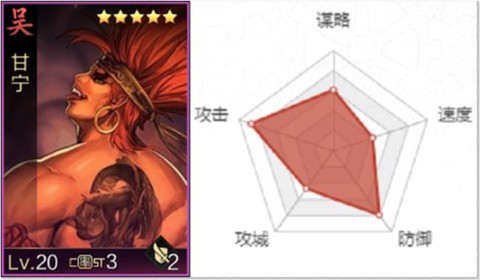 率土之滨甘宁带什么[图1]