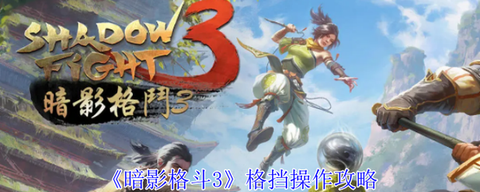 暗影格斗3怎么格挡