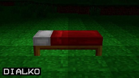 我的世界公主床怎么做