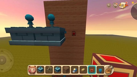 迷你世界怎么做上下电梯