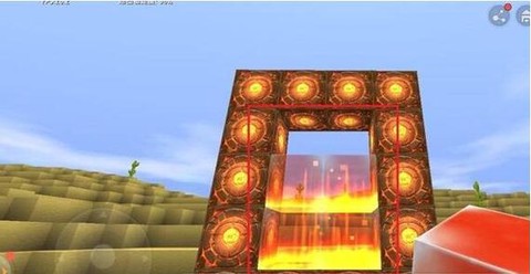 迷你世界地心门框怎么做