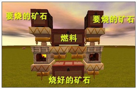 迷你世界怎么做自动烧烤机