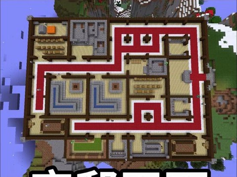 我的世界林地探险家地图怎么看