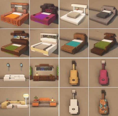 我的世界双人床怎么做[图1]