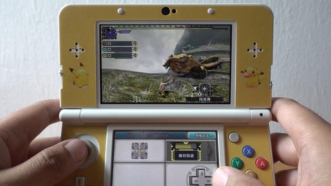 3ds怪物猎人怎么玩