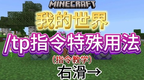 我的世界tp指令怎么输[图1]