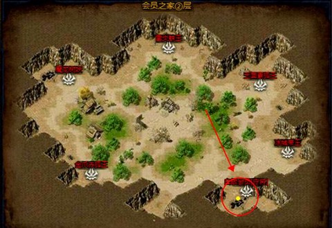 传奇桃源之门怎么走