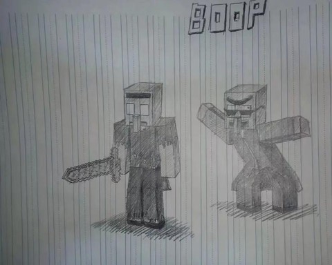 怎么画我的世界人物