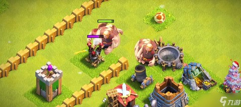 部落冲突怎么防守巨人