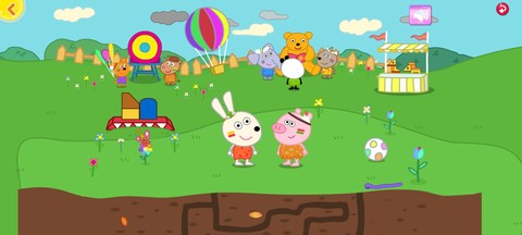 兔宝宝逛游乐园图1