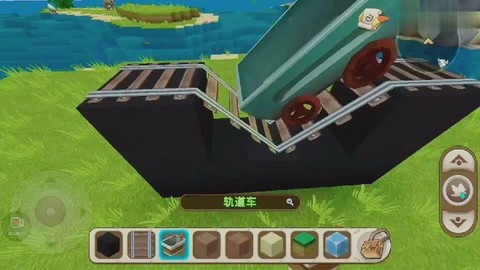 迷你世界轨道车怎么开