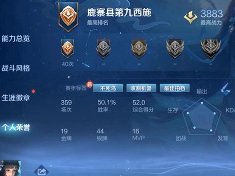 王者荣耀战力值怎么看