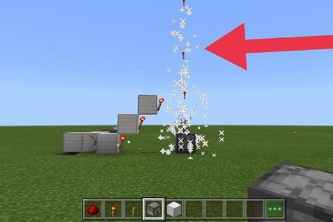 我的世界烟花怎么放