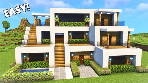 我的世界别墅怎么装饰